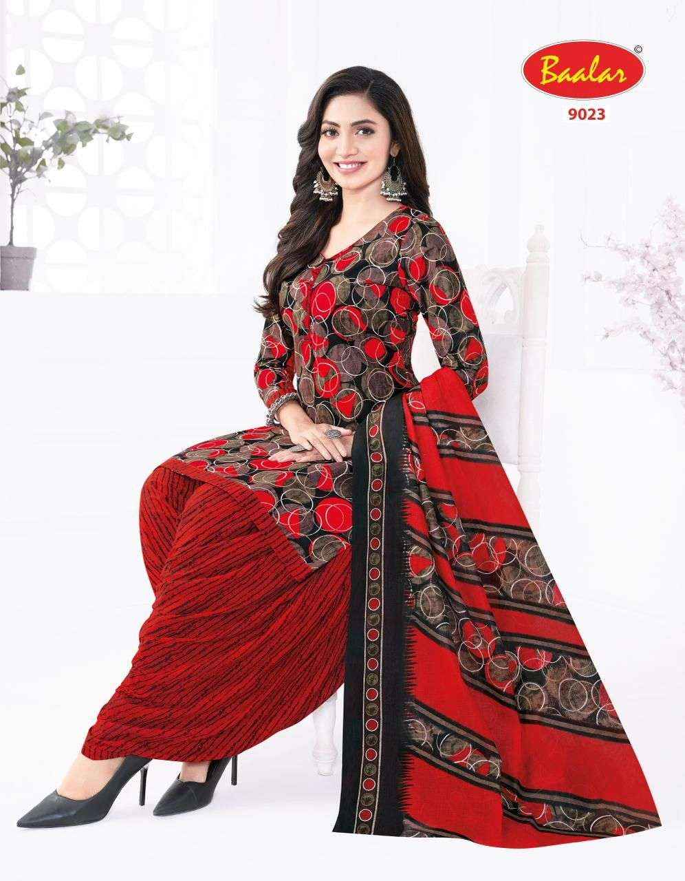 BAALAR CRISTAL PATIYALA VOL 9 COTTON PRINTED SALWAR SUIT