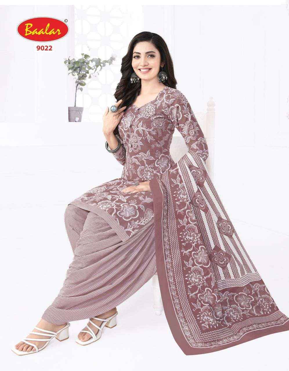 BAALAR CRISTAL PATIYALA VOL 9 COTTON PRINTED SALWAR SUIT