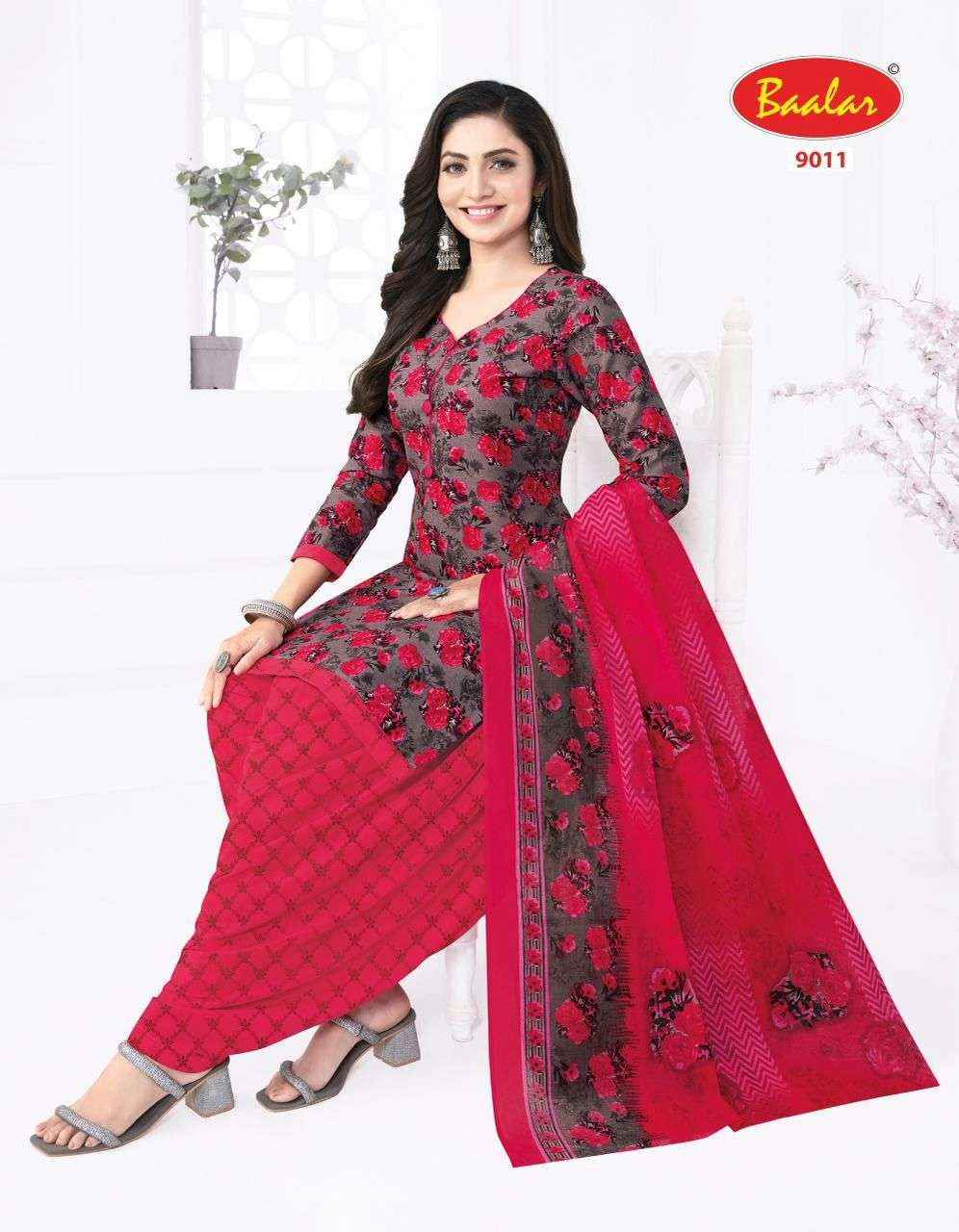 BAALAR CRISTAL PATIYALA VOL 9 COTTON PRINTED SALWAR SUIT