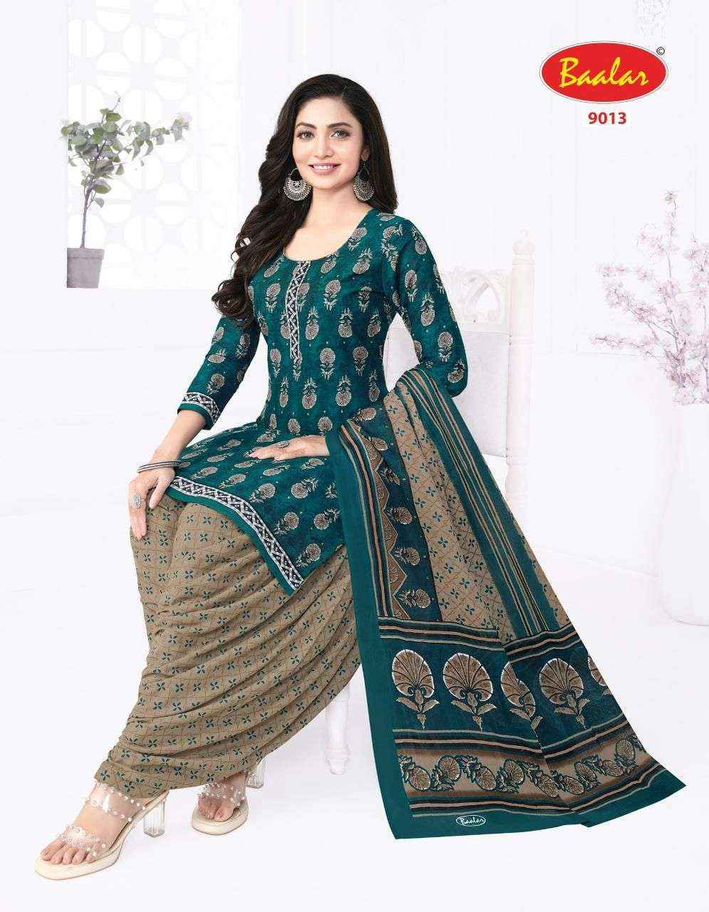 BAALAR CRISTAL PATIYALA VOL 9 COTTON PRINTED SALWAR SUIT