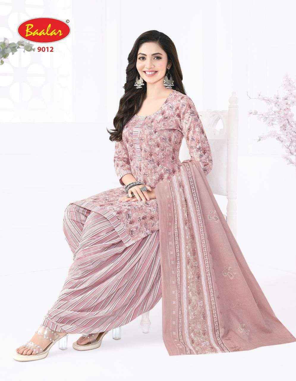 BAALAR CRISTAL PATIYALA VOL 9 COTTON PRINTED SALWAR SUIT