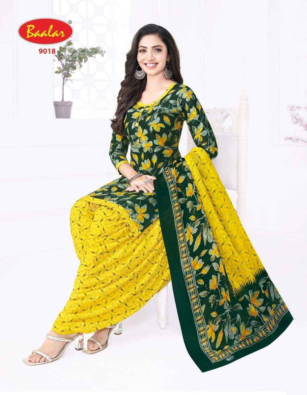 BAALAR CRISTAL PATIYALA VOL 9 COTTON PRINTED SALWAR SUIT