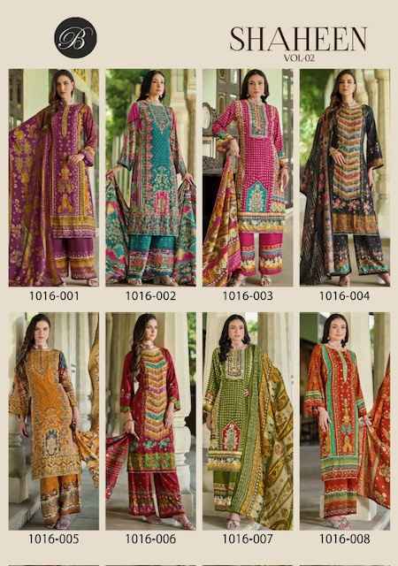 Belliza Shaheen Vol 2 Viscouse Reyon Dress Material Wholesale Price ( 8 Pcs Catalog )