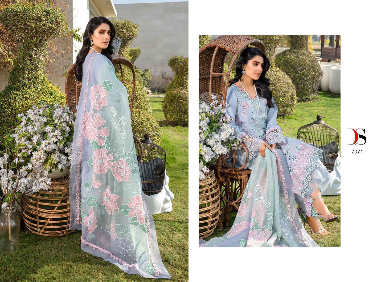 Deepsy Rangrasiya Premium Lawn 24-3 Cotton Dress Material Wholesale Price ( 4 Pcs Catalog )