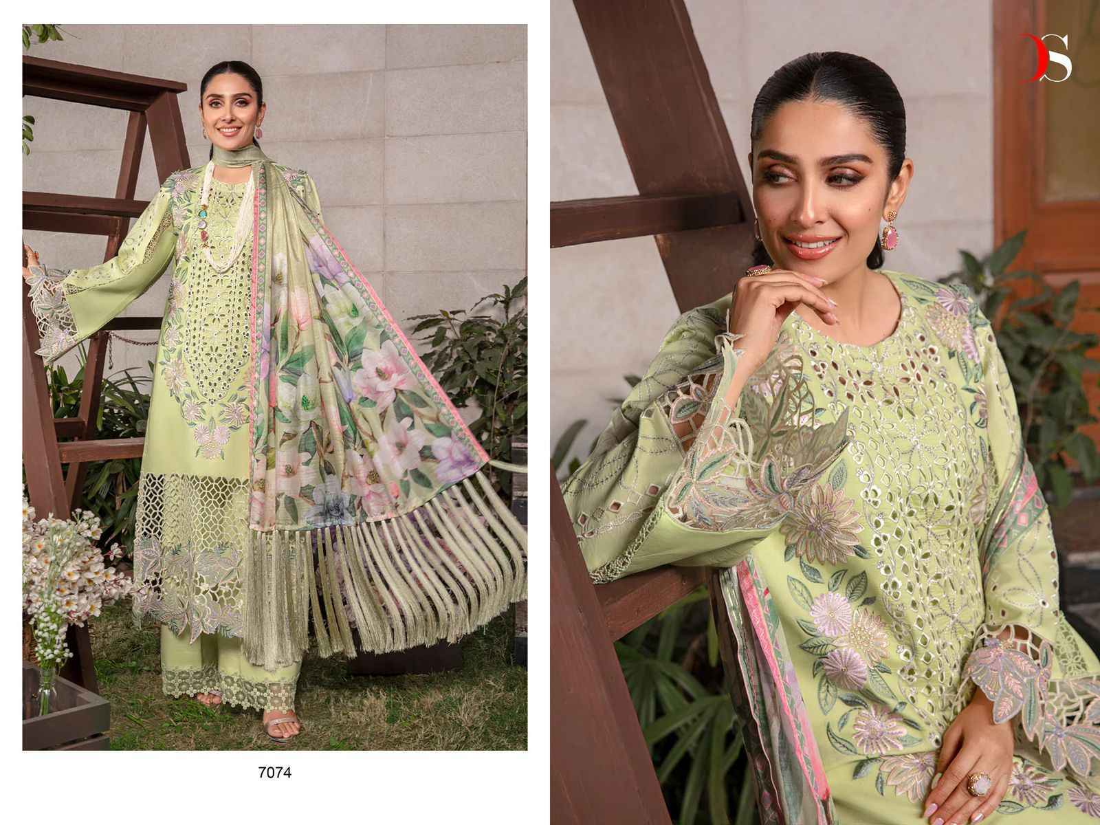 Deepsy Rangrasiya Premium Lawn 24-3 Cotton Dress Material Wholesale Price ( 4 Pcs Catalog )