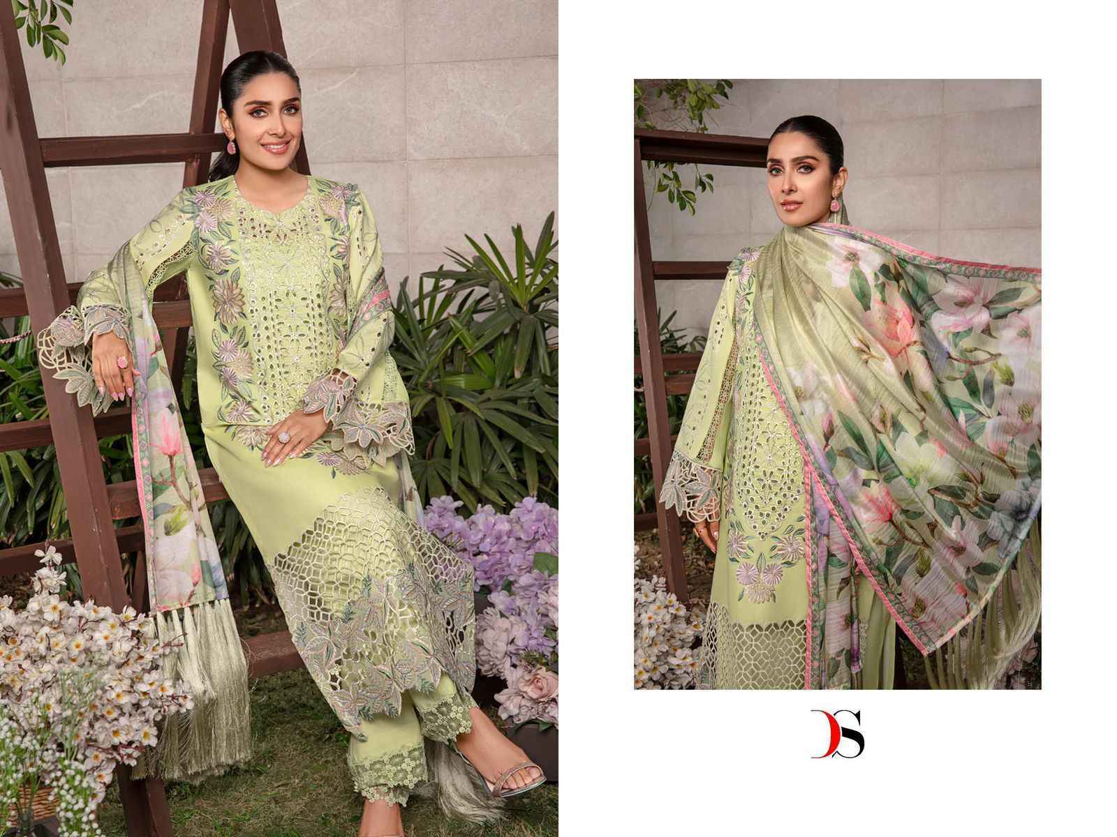 Deepsy Rangrasiya Premium Lawn 24-3 Cotton Dress Material Wholesale Price ( 4 Pcs Catalog )