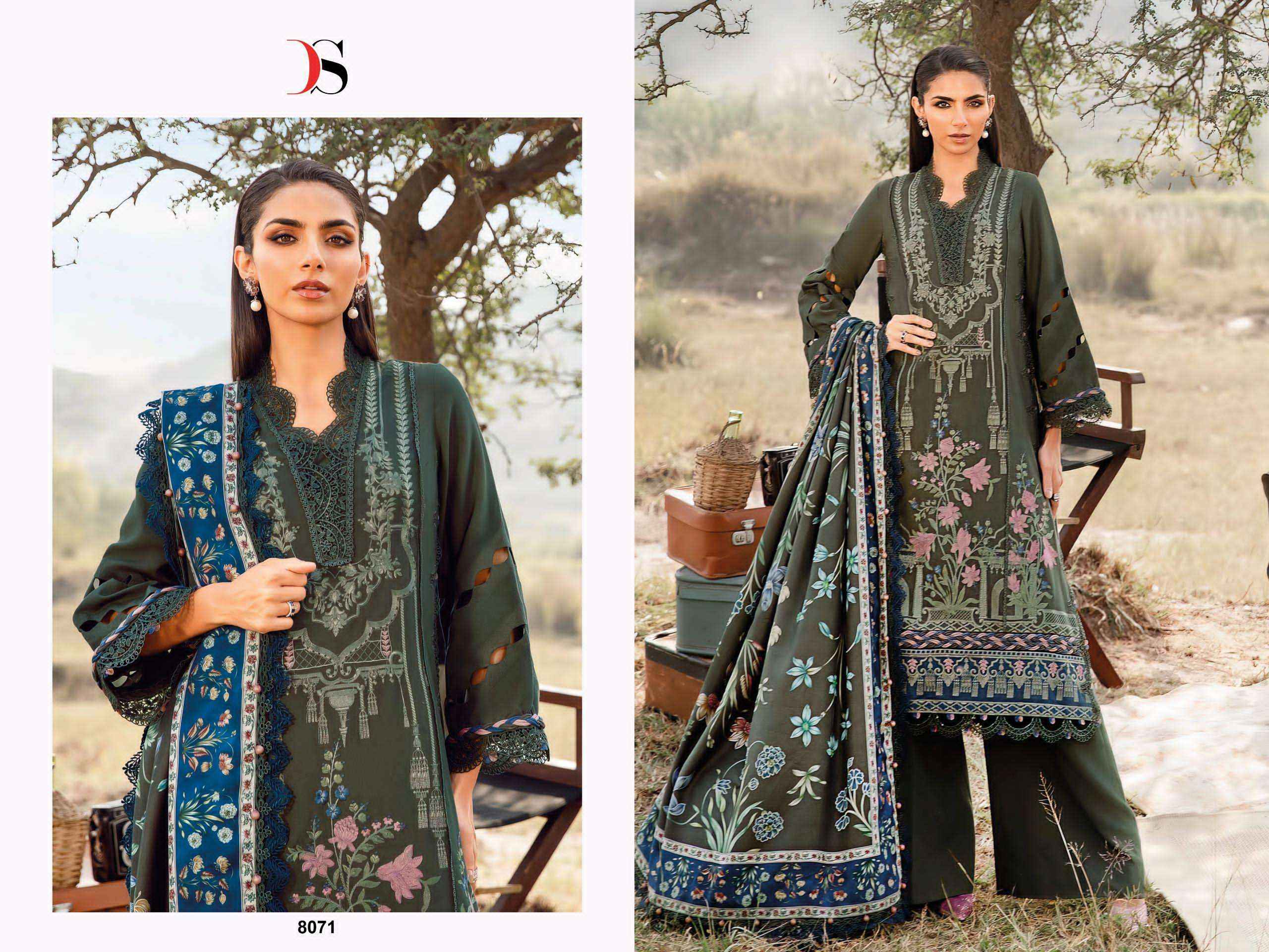 DEEPSY SUITS MARIA B EMBROIDERED VOL 2 RAYON PAKISTANI SUITS ( 6 PCS CATALOG )