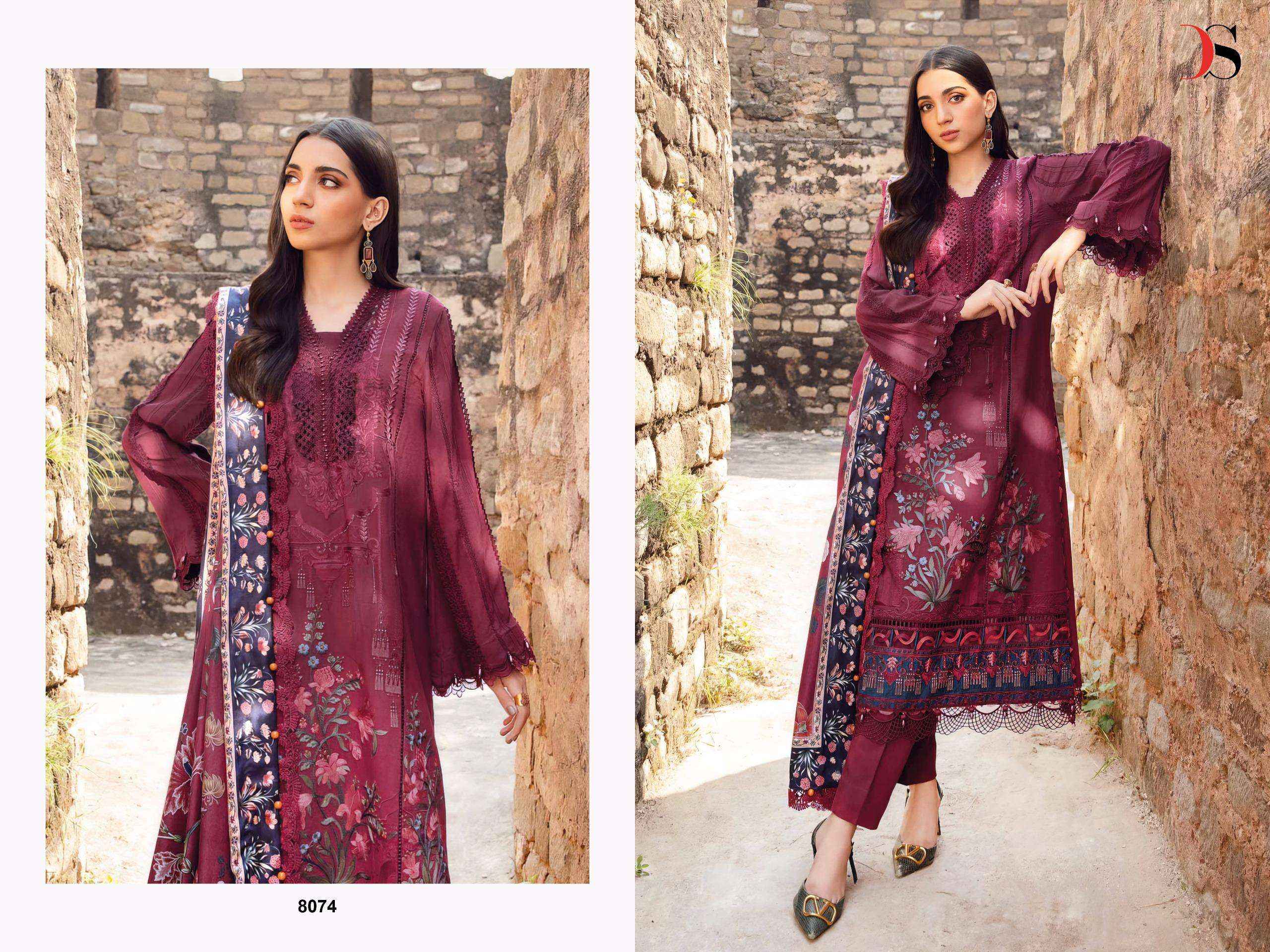 DEEPSY SUITS MARIA B EMBROIDERED VOL 2 RAYON PAKISTANI SUITS ( 6 PCS CATALOG )