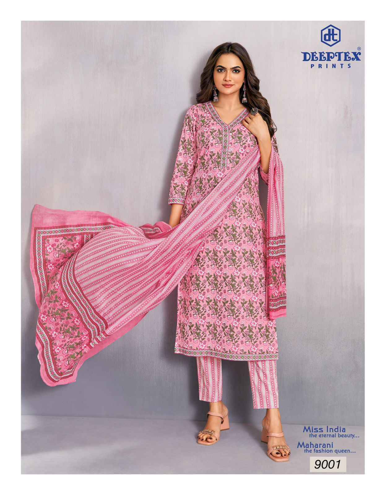 Deeptex Miss India Vol 90 Wholesale Cotton Printed Dress Material ( 16 Pcs Catalog )