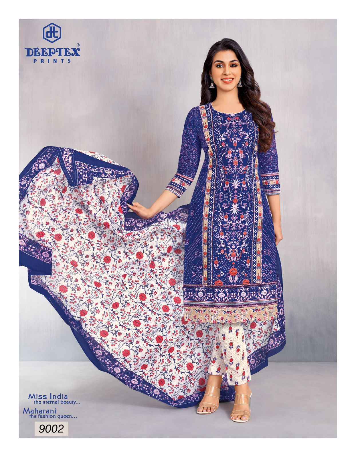 Deeptex Miss India Vol 90 Wholesale Cotton Printed Dress Material ( 16 Pcs Catalog )