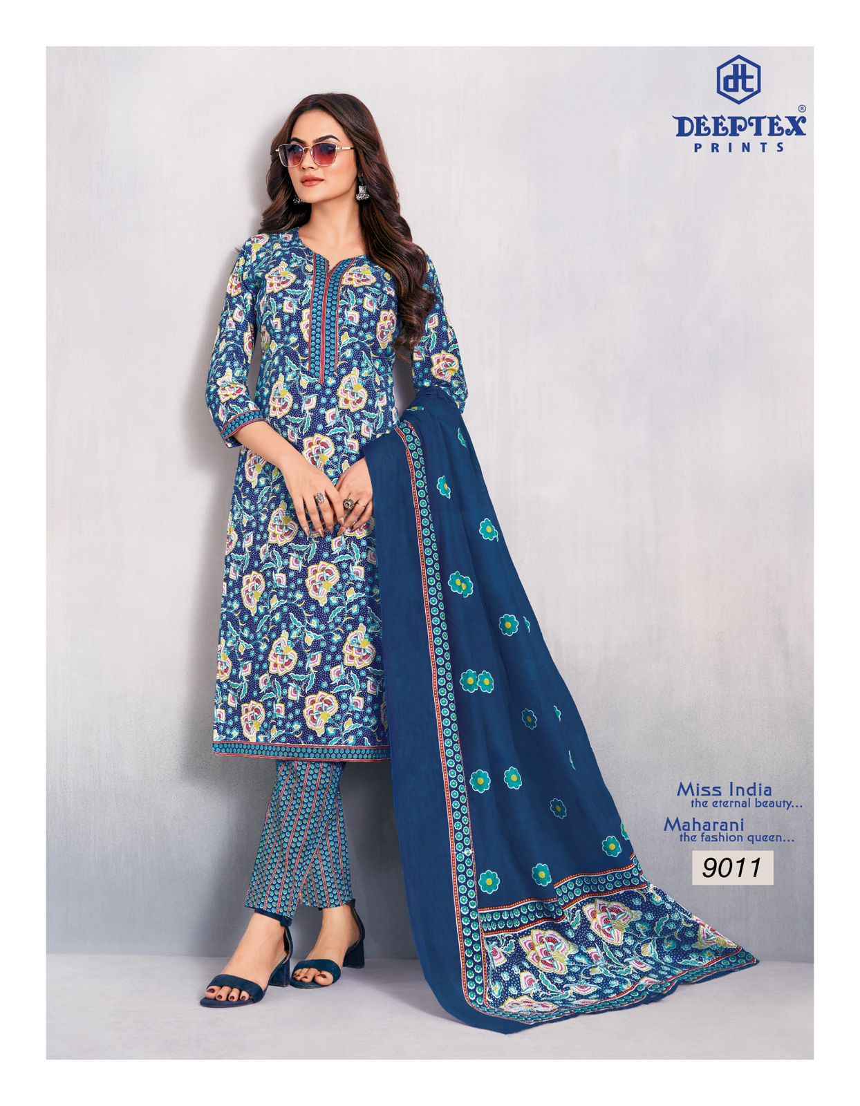 Deeptex Miss India Vol 90 Wholesale Cotton Printed Dress Material ( 16 Pcs Catalog )