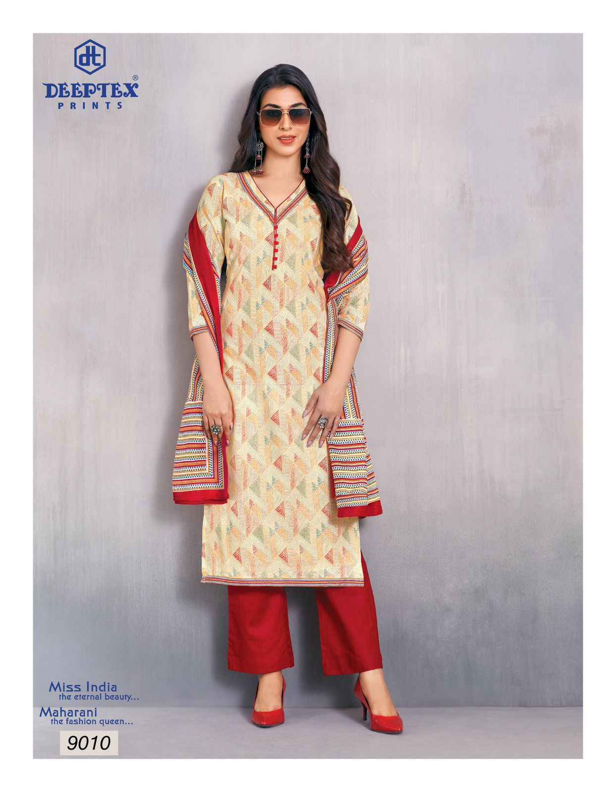 Deeptex Miss India Vol 90 Wholesale Cotton Printed Dress Material ( 16 Pcs Catalog )