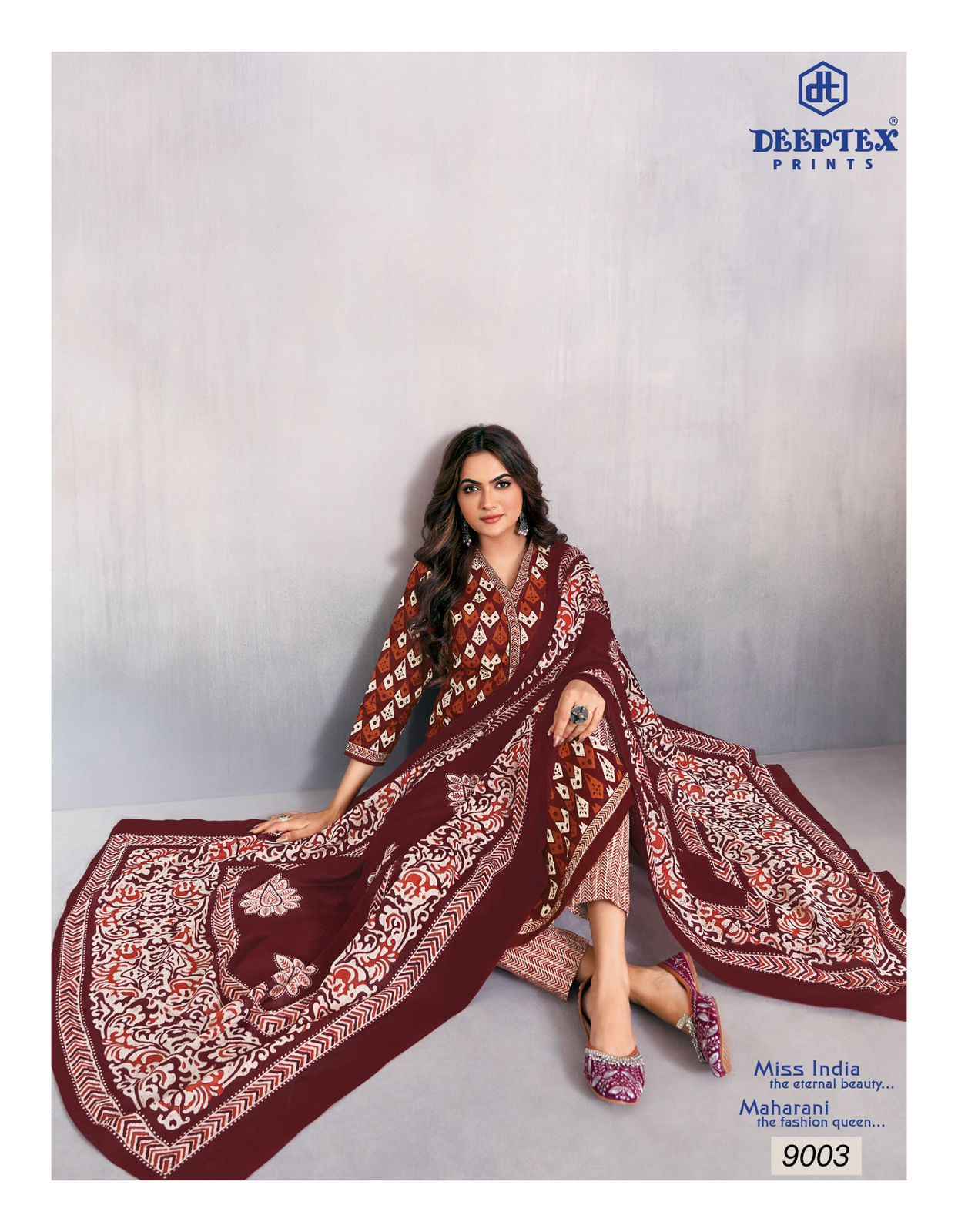 Deeptex Miss India Vol 90 Wholesale Cotton Printed Dress Material ( 16 Pcs Catalog )