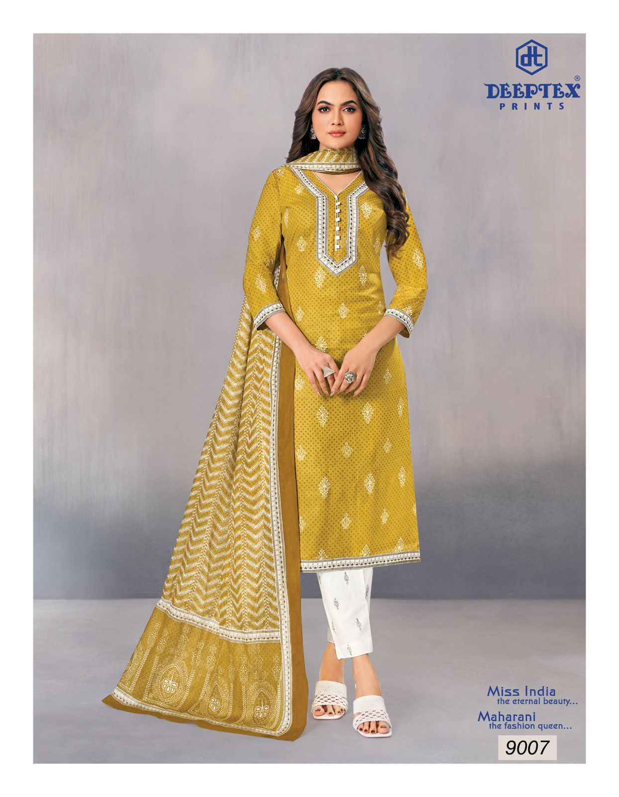 Deeptex Miss India Vol 90 Wholesale Cotton Printed Dress Material ( 16 Pcs Catalog )