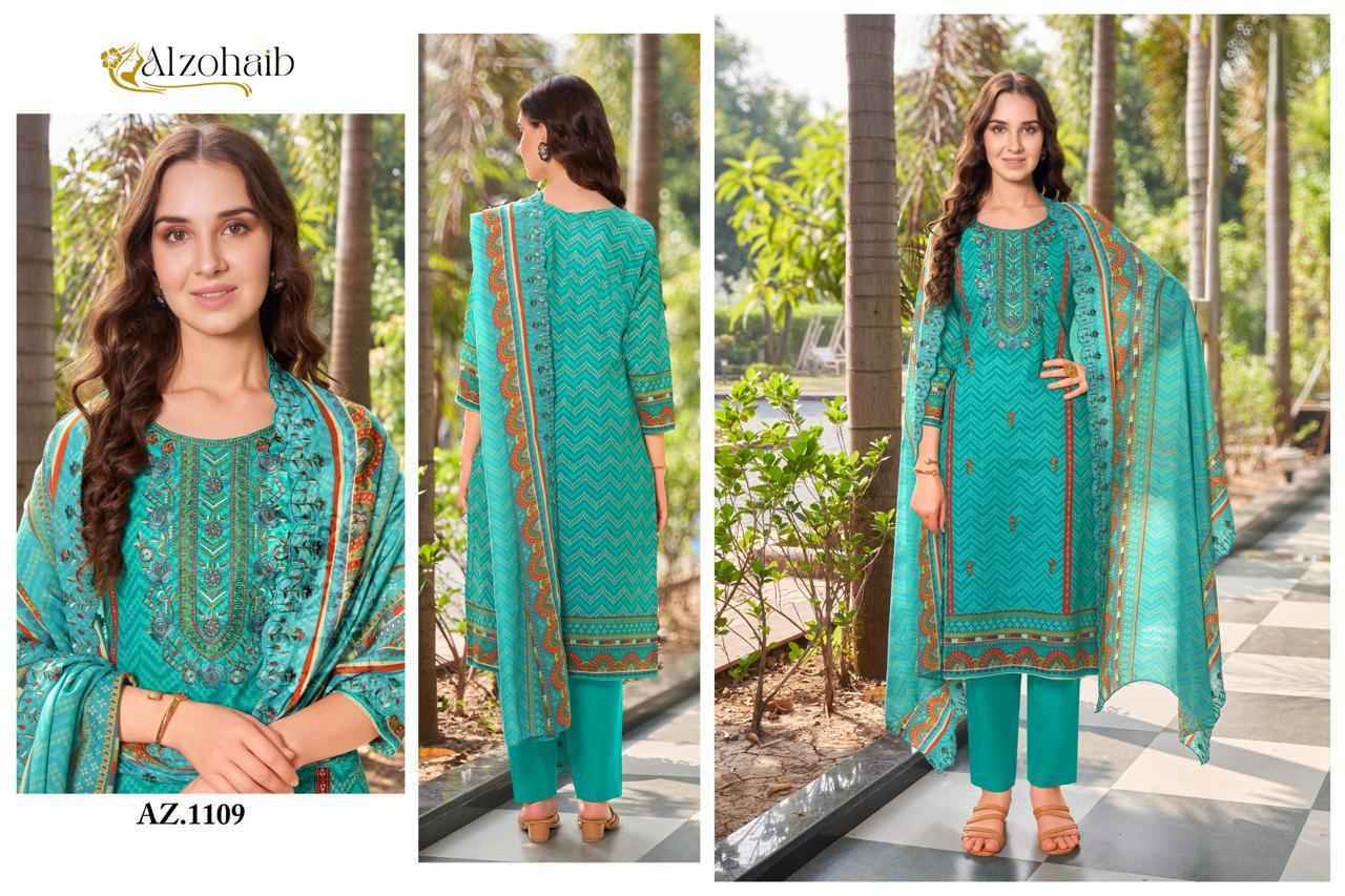 Dohaib AZ Cotton Dress  Material Wholesale Price ( 6 Pcs Catalog )