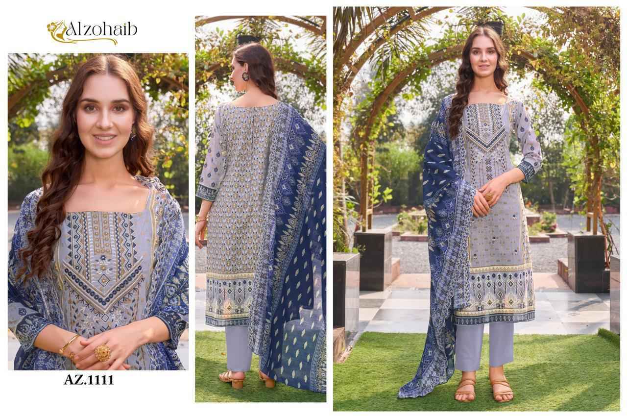 Dohaib AZ Cotton Dress  Material Wholesale Price ( 6 Pcs Catalog )