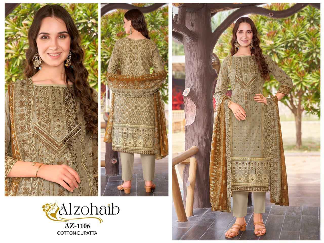 Dohaib AZ Cotton Dress  Material Wholesale Price ( 6 Pcs Catalog )