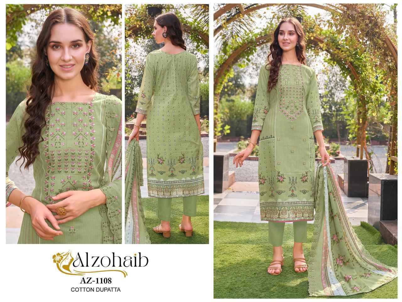 Dohaib AZ Cotton Dress  Material Wholesale Price ( 6 Pcs Catalog )