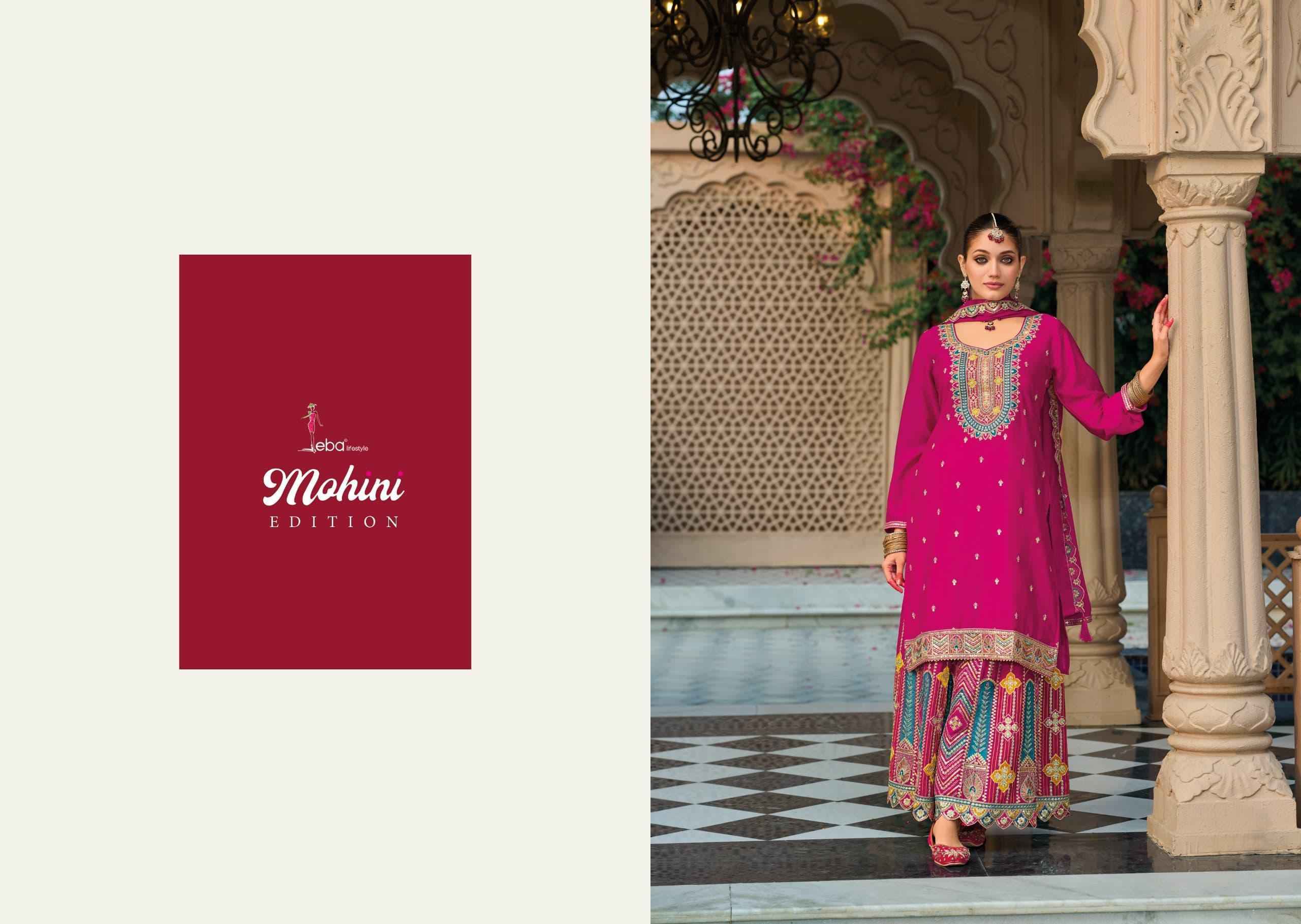 Eba Lifestyle Mohini Readymade Chinon Suit Dress Material Wholesale Price ( 4 Pcs Catalog )