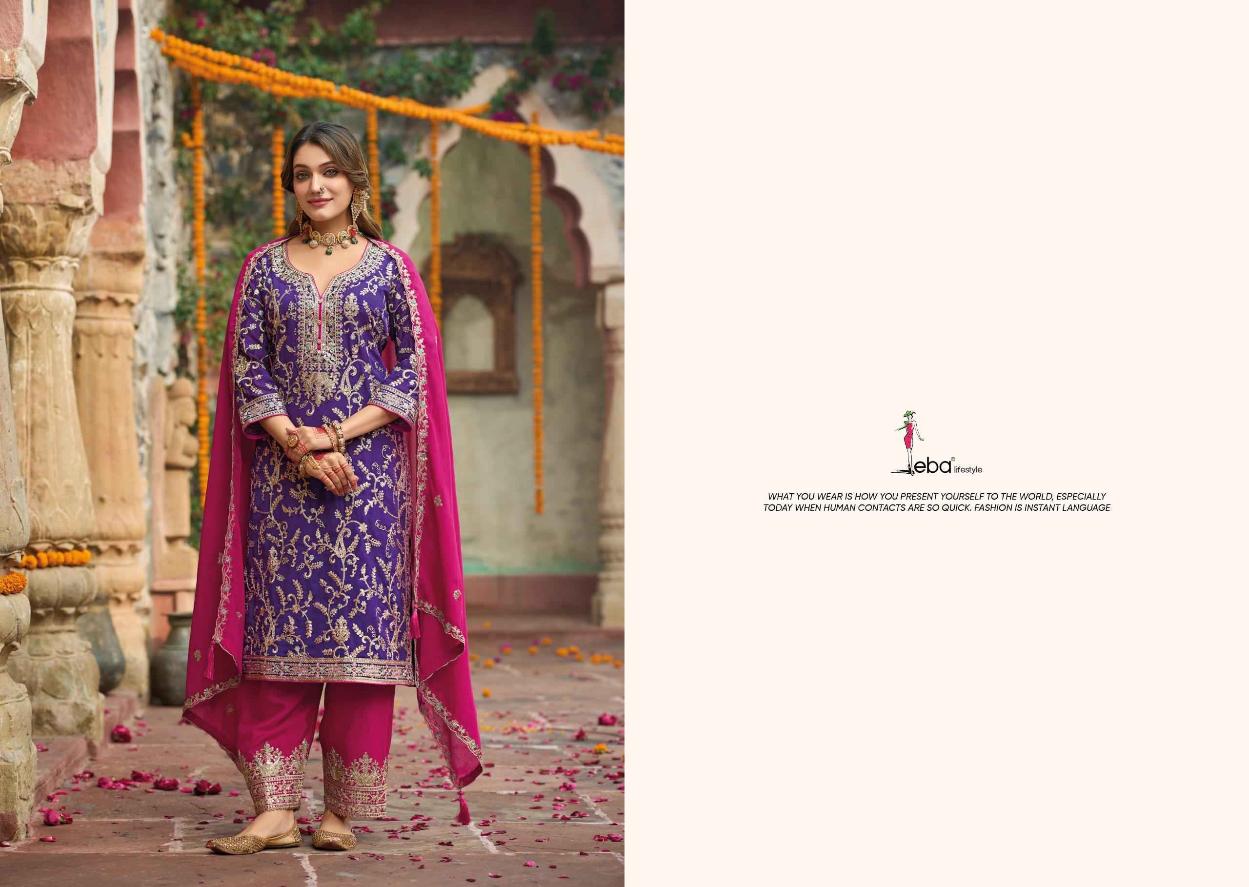 Eba Lifestyle Sangit Readymade Chinone Suit Wholesale Price ( 3 Pcs Catalog )