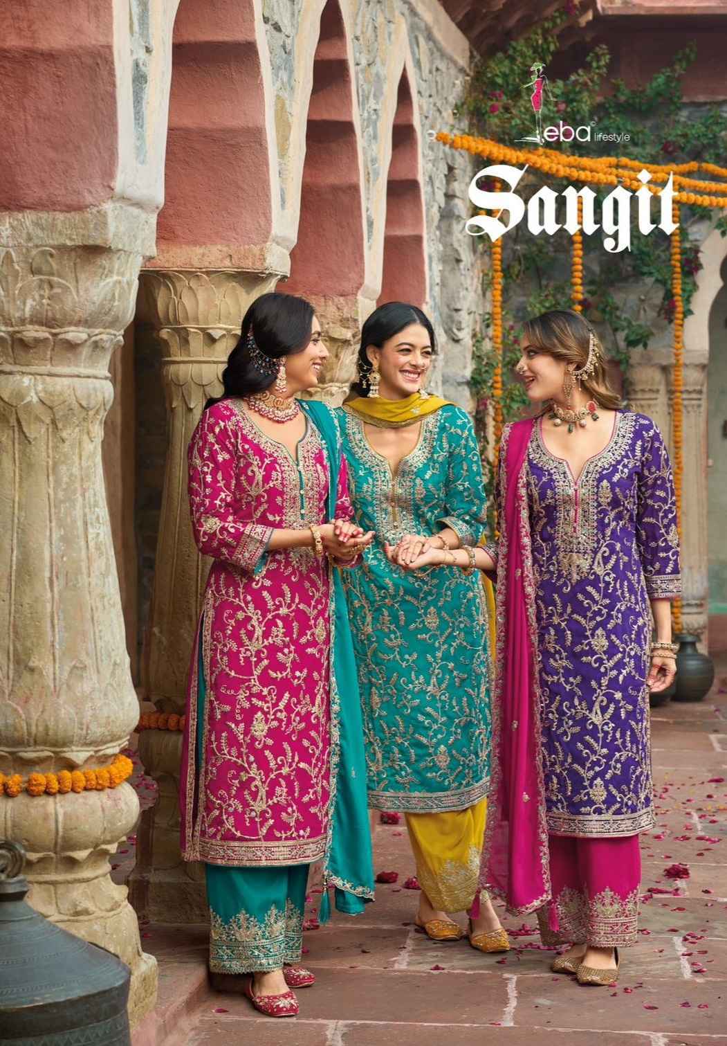 Eba Lifestyle Sangit Readymade Chinone Suit Wholesale Price ( 3 Pcs Catalog )