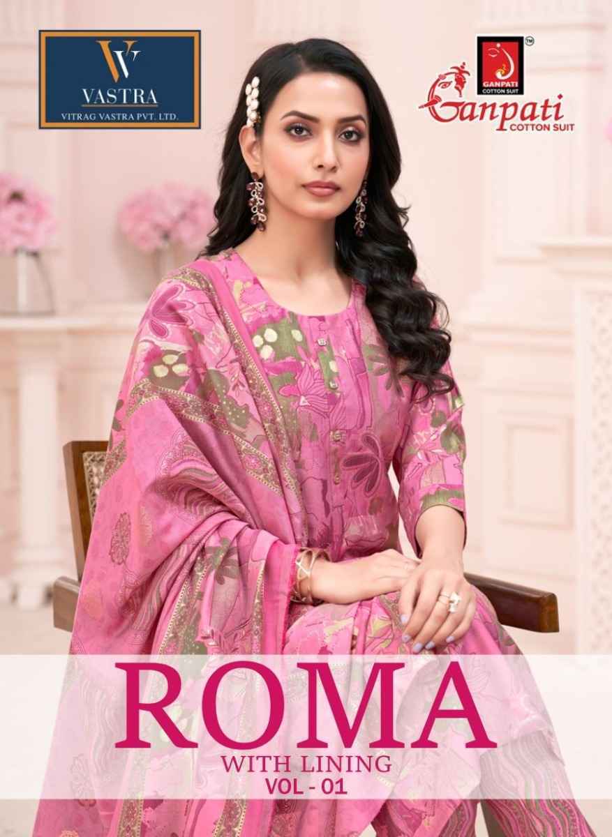 Ganpati Roma Vol 1 Readymade Mexican Silk Set Wholesale Price ( 15 Pcs Catalog )