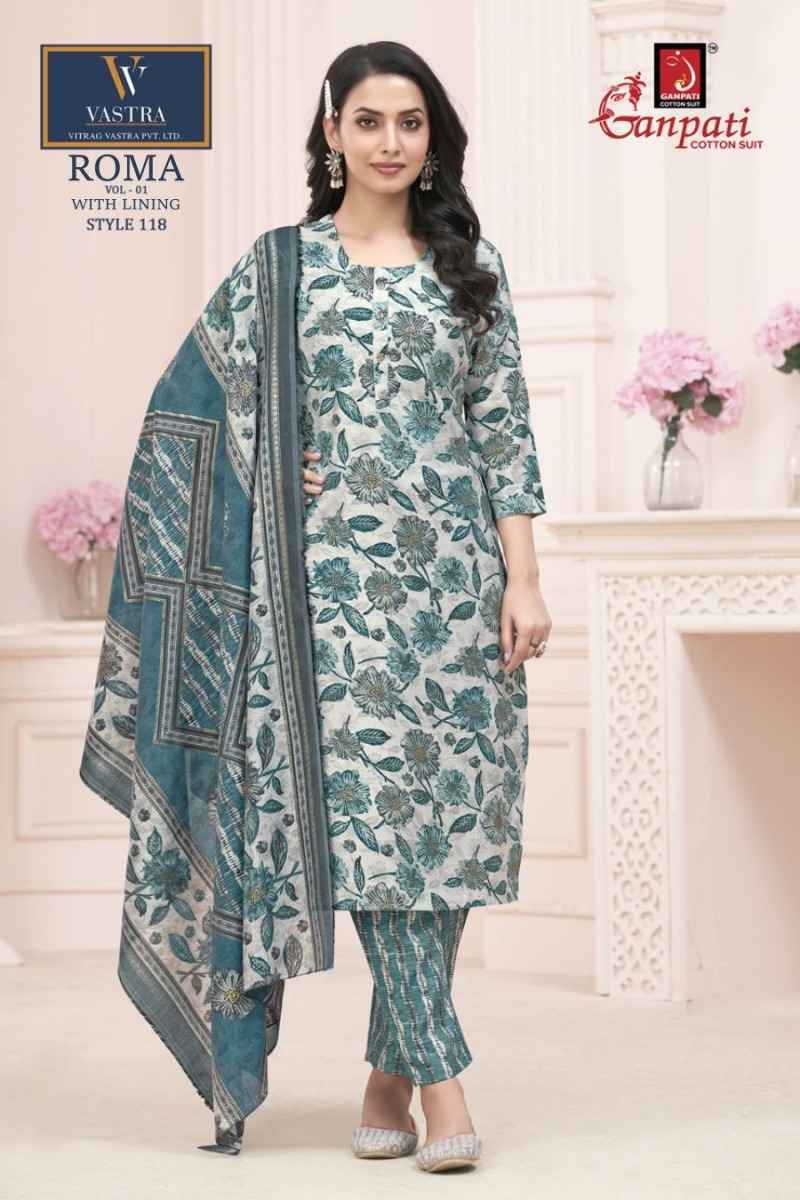 Ganpati Roma Vol 1 Readymade Mexican Silk Set Wholesale Price ( 15 Pcs Catalog )