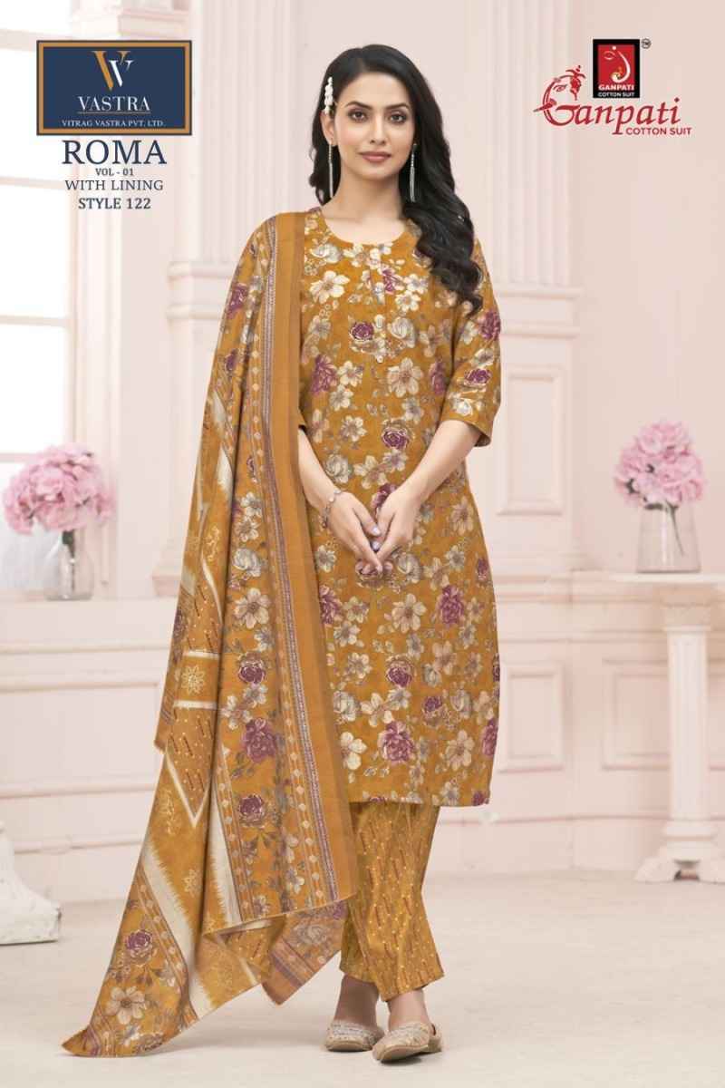 Ganpati Roma Vol 1 Readymade Mexican Silk Set Wholesale Price ( 15 Pcs Catalog )