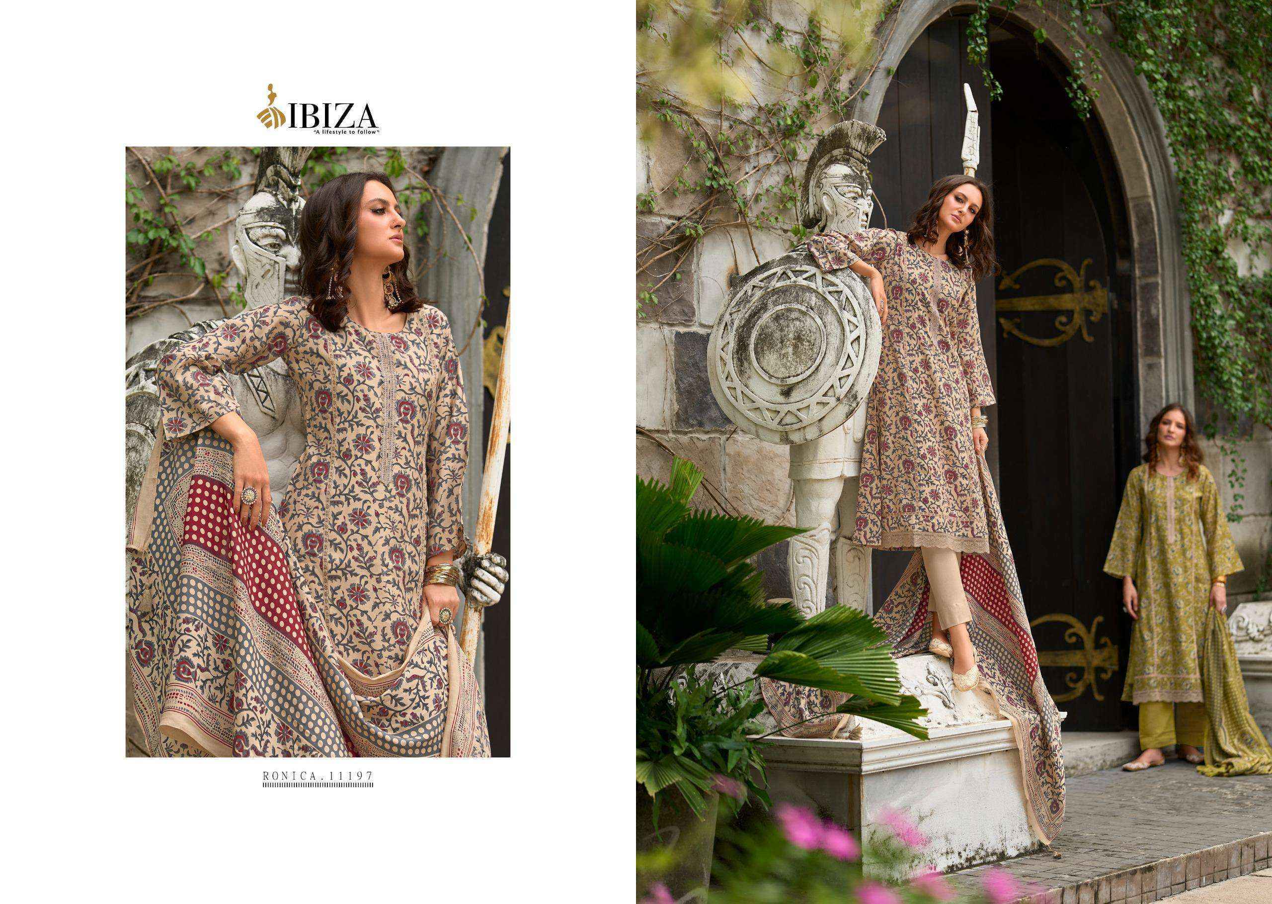 Ibiza Ronica Viscouse Dress Material Wholesale Price ( 8 Pcs Catalog )