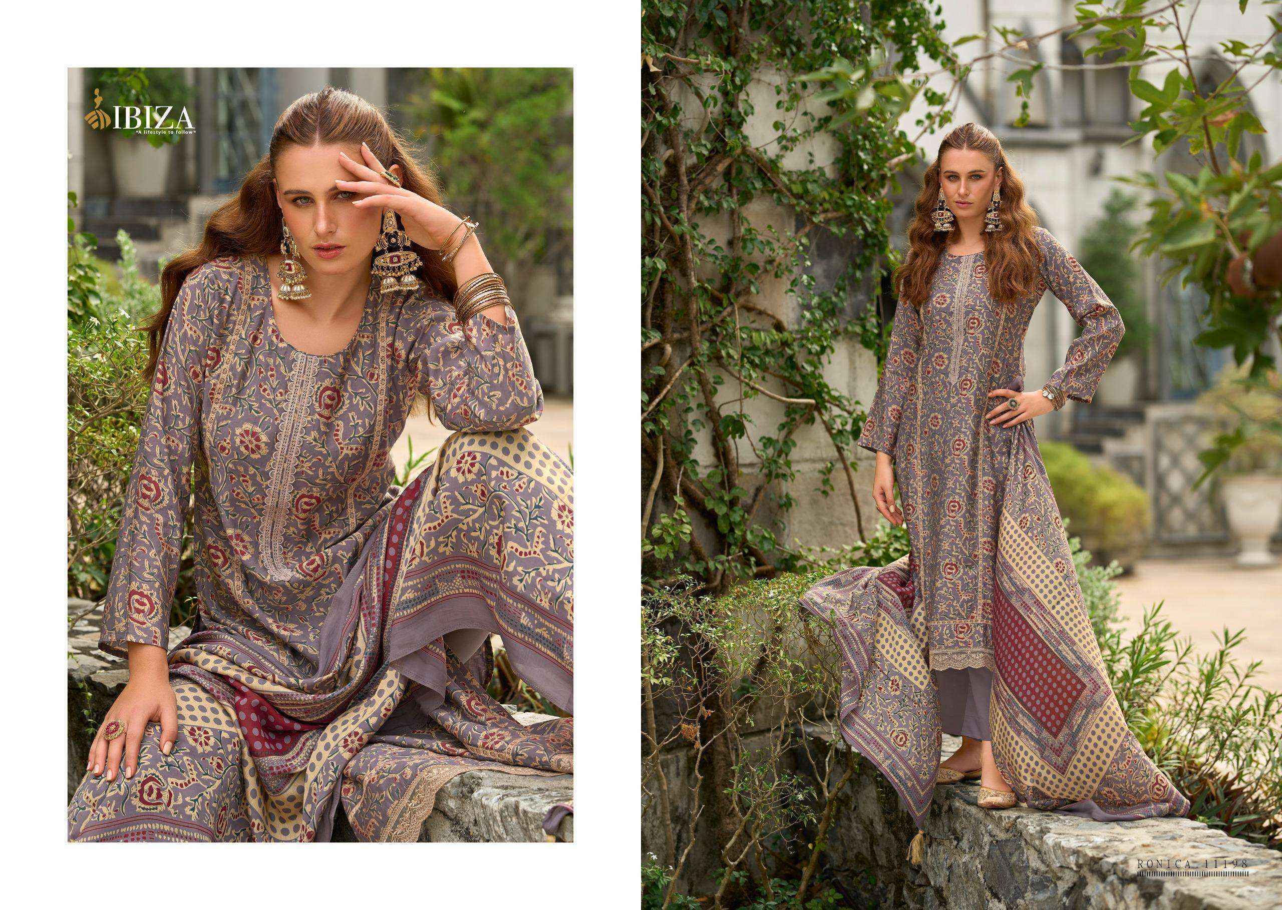 Ibiza Ronica Viscouse Dress Material Wholesale Price ( 8 Pcs Catalog )