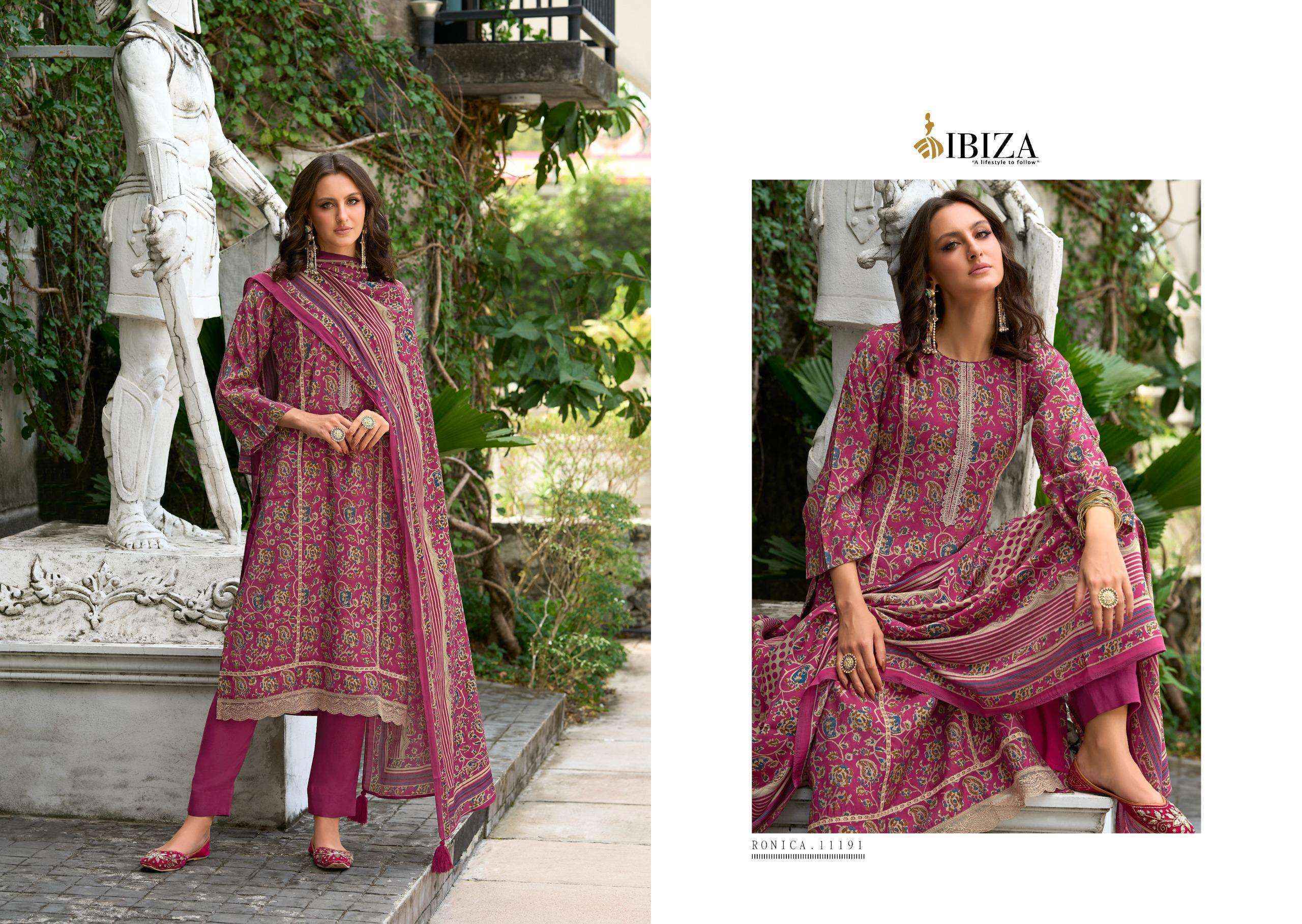 Ibiza Ronica Viscouse Dress Material Wholesale Price ( 8 Pcs Catalog )