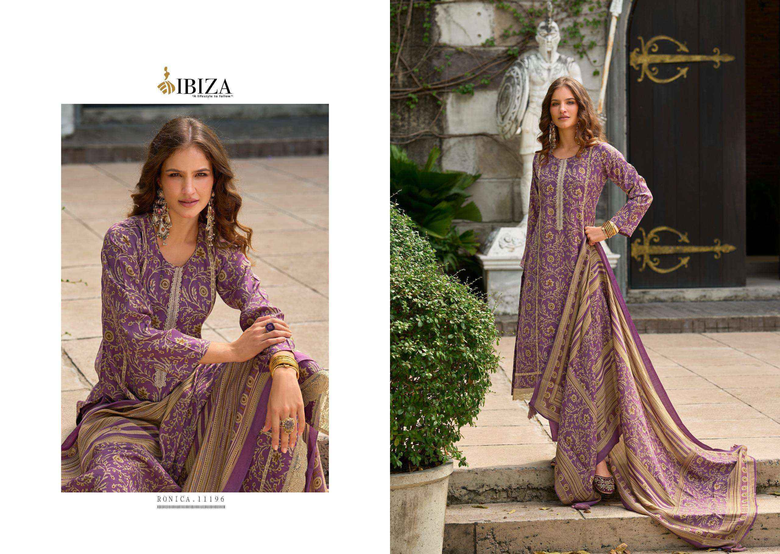 Ibiza Ronica Viscouse Dress Material Wholesale Price ( 8 Pcs Catalog )