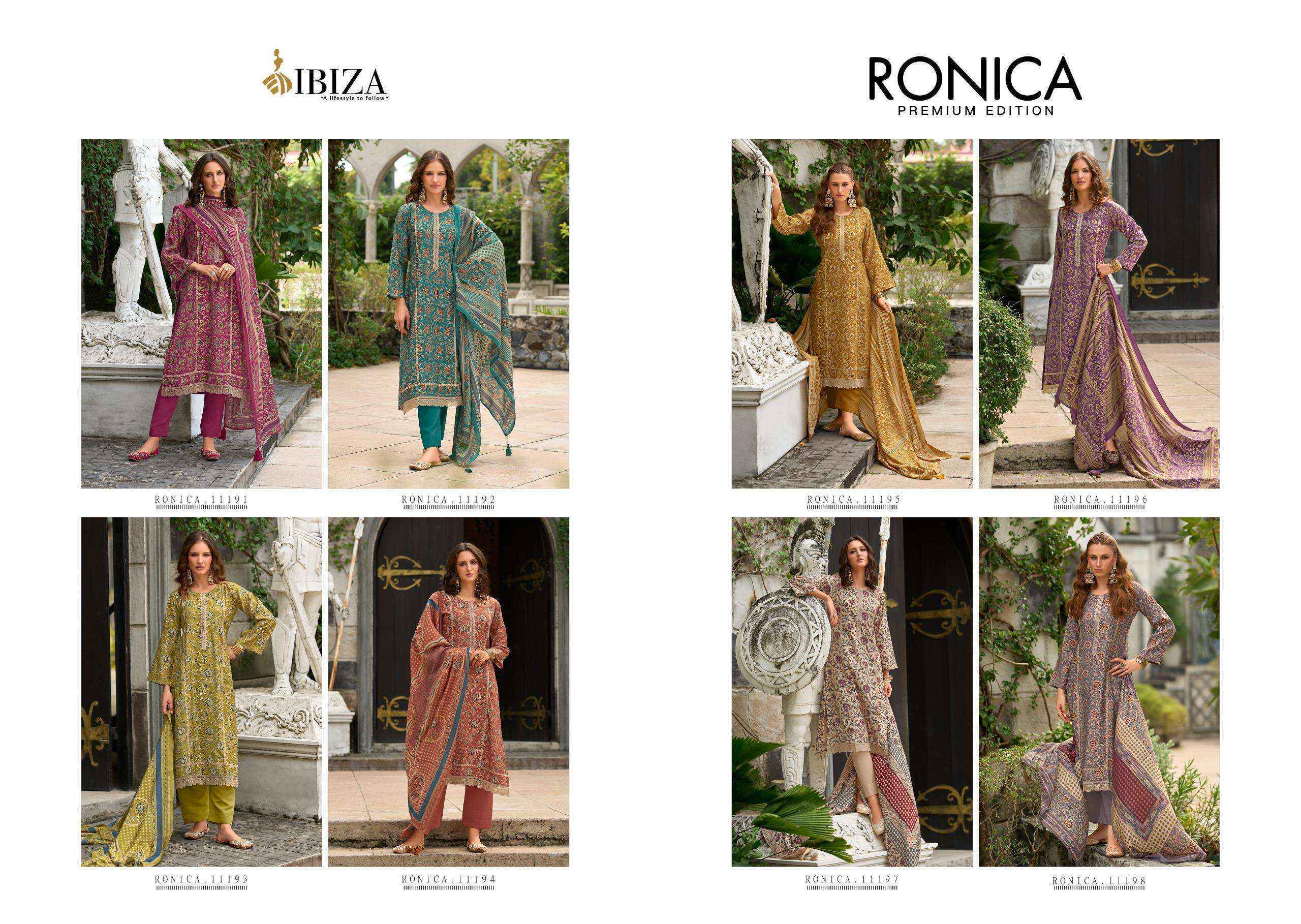 Ibiza Ronica Viscouse Dress Material Wholesale Price ( 8 Pcs Catalog )