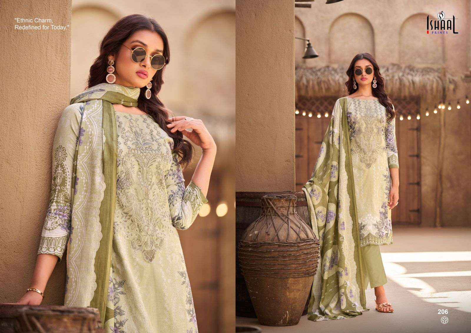 ISHAAL PRINTS MARIA VOL 2 LAWN COTTON FANCY SUIT DRESS MATERIAL MATERIAL WHOLESALE PRICE ( 8 PCS CATALOG )