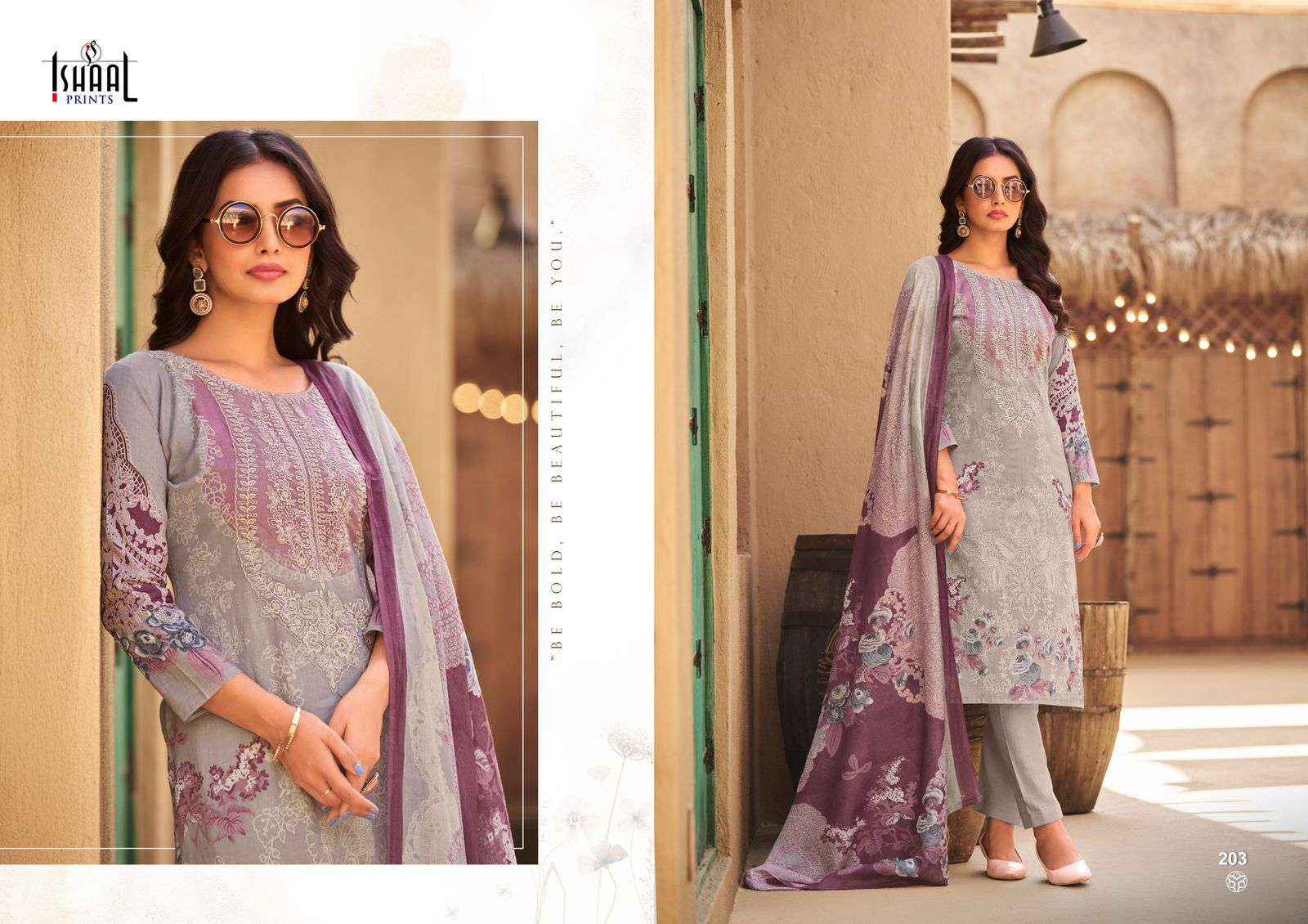 ISHAAL PRINTS MARIA VOL 2 LAWN COTTON FANCY SUIT DRESS MATERIAL MATERIAL WHOLESALE PRICE ( 8 PCS CATALOG )