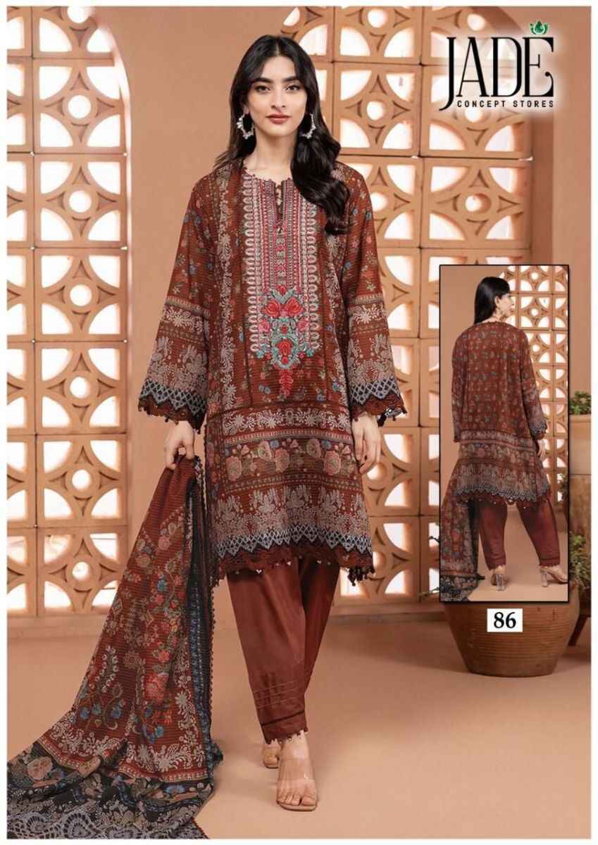 Jade Chevron Vol 9 Lawn Cotton Readymade Suits ( 6 Pc Catalog )