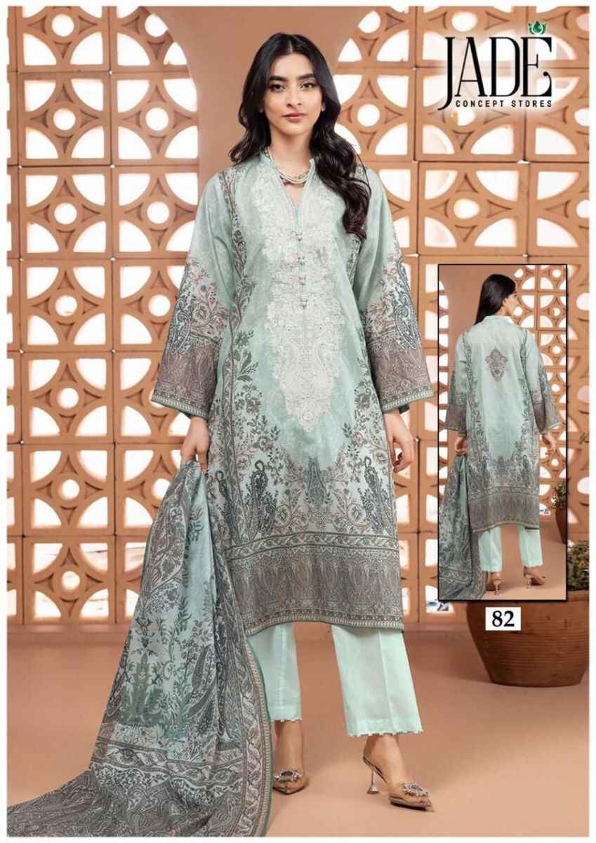 Jade Chevron Vol 9 Lawn Cotton Readymade Suits ( 6 Pc Catalog )