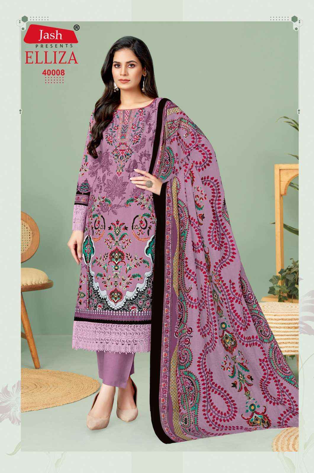 JASH ELLIZA VOL 40 COTTON DIGITAL PRINT DRESS MATERIAL WHOLESALE PRICE ( 10 PCS CATALOG )