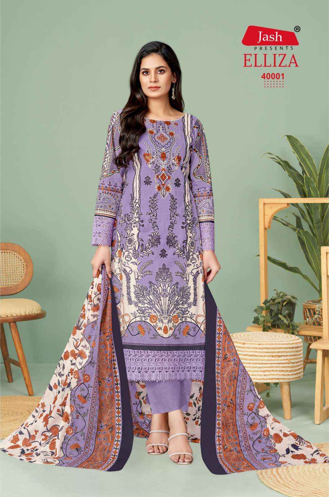 JASH ELLIZA VOL 40 COTTON DIGITAL PRINT DRESS MATERIAL WHOLESALE PRICE ( 10 PCS CATALOG )