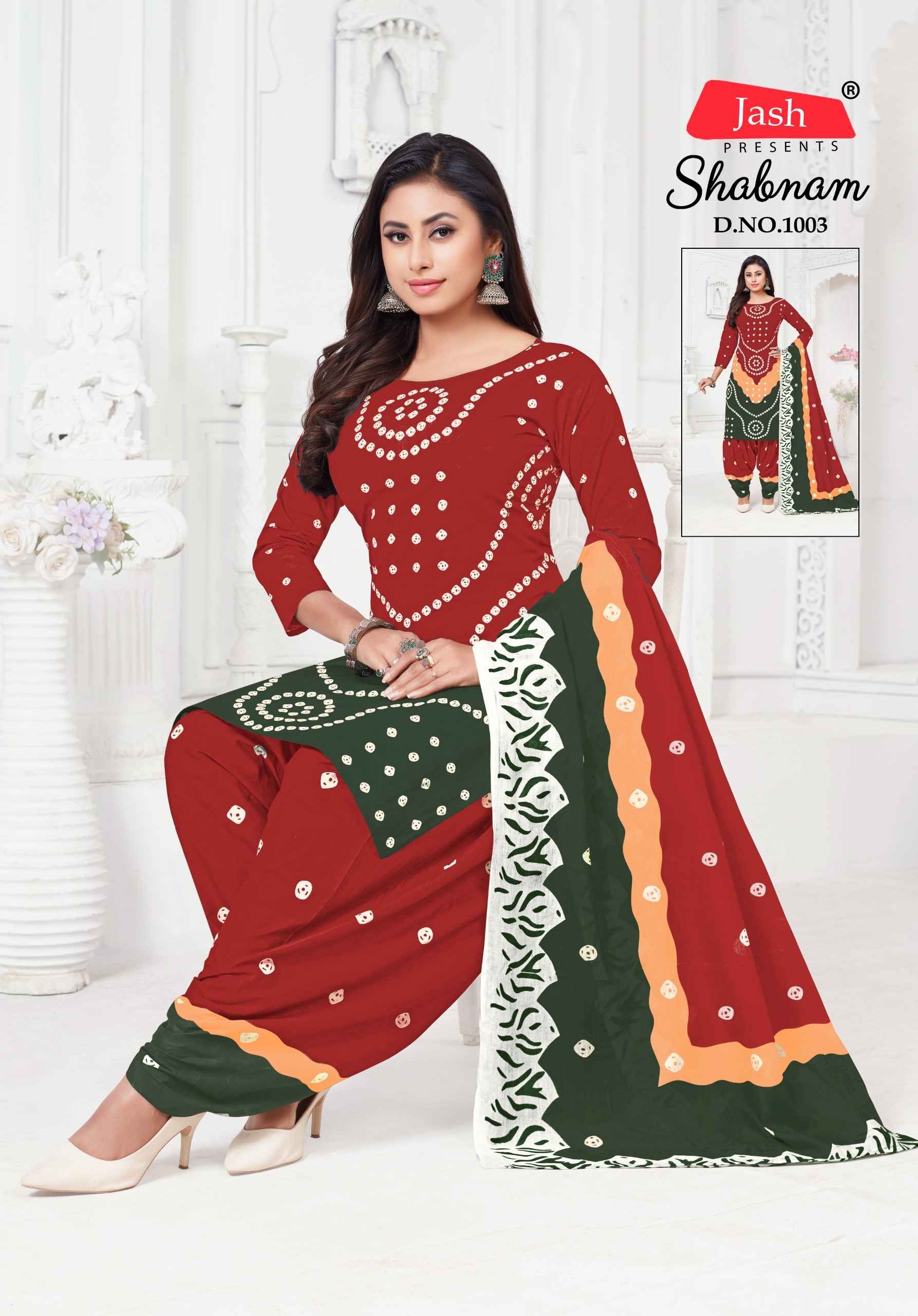 Jash Shabnam Cotton Printed Dress Material Collection ( 10 PCS CATALOG )