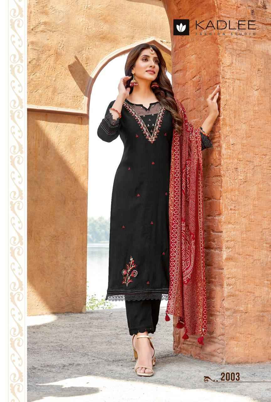 Kadlee Sahiyar Viscouse Kurti Combo Wholesale Price ( 4 Pcs Catalog )