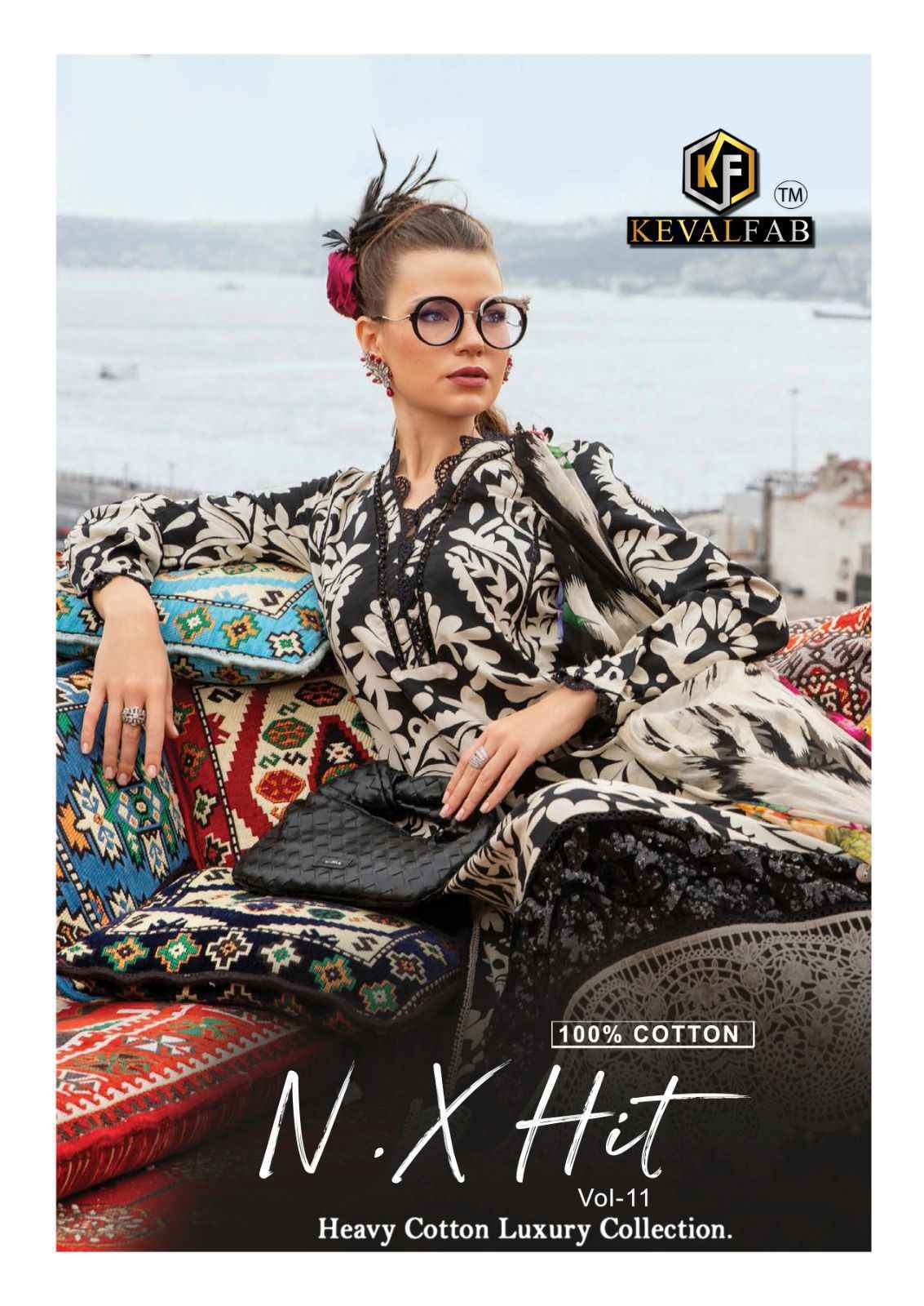 Keval Fab Nx Hit Vol 11 Cotton Dress Material Wholesale Price ( 6 Pcs Catalog )