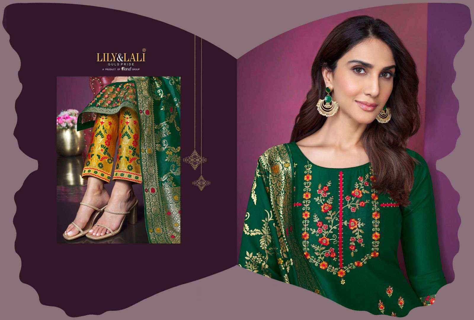 LILY & LALI DESIGNER MEENAKARI VOL 3 READYMADE DESIGNER SUITS ( 8 PCS CATALOG )