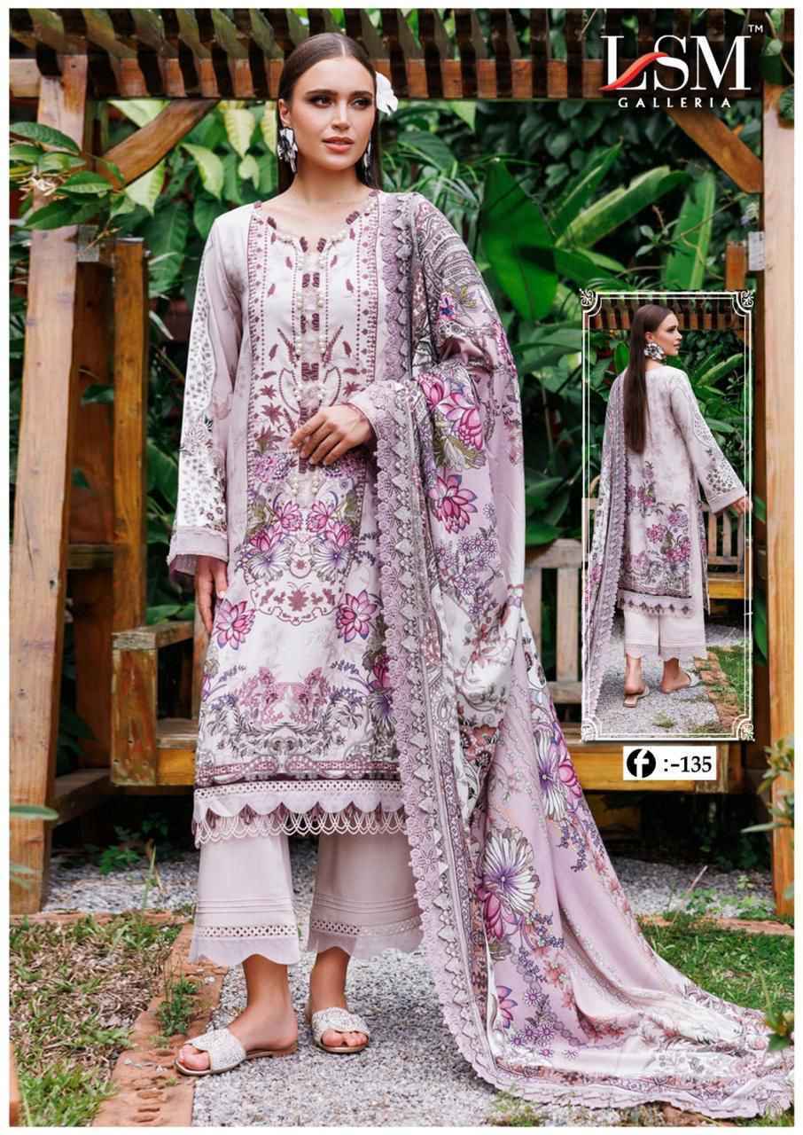 LSM Galleria Firdous Queen Lawn Vol 13 Lawn Cotton Salwar Kameez Wholesale Price ( 6 Pcs Catalog )