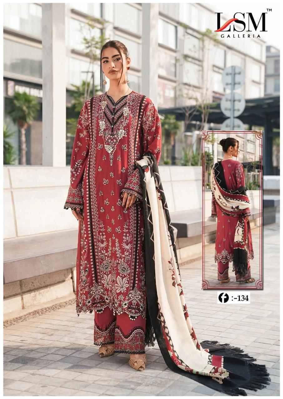 LSM Galleria Firdous Queen Lawn Vol 13 Lawn Cotton Salwar Kameez Wholesale Price ( 6 Pcs Catalog )