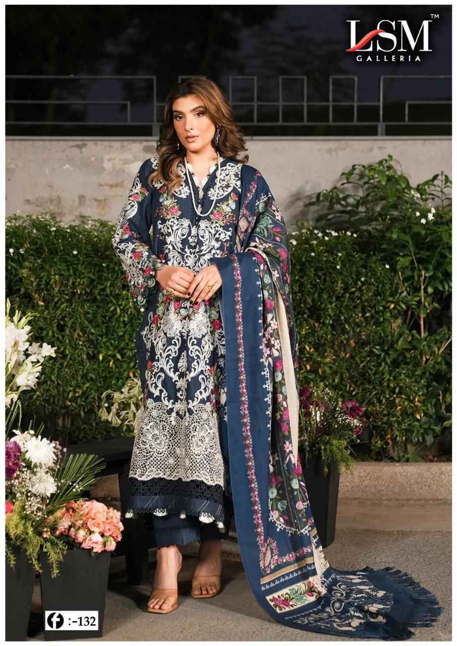 LSM Galleria Firdous Queen Lawn Vol 13 Lawn Cotton Salwar Kameez Wholesale Price ( 6 Pcs Catalog )