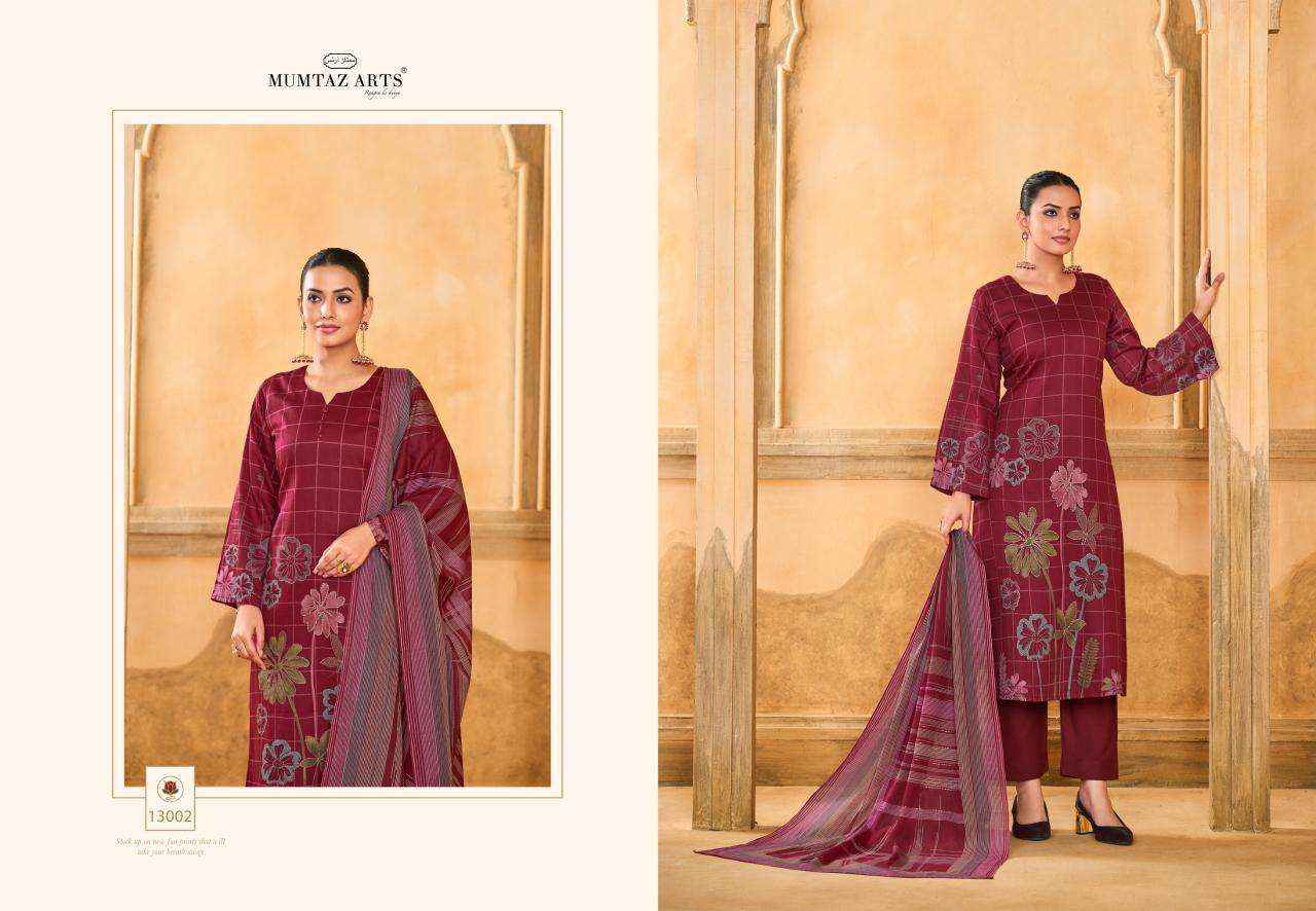 Mumtaz Arts Rubina Jam Silk Dress Material Wholesale price ( 4 Pcs catalog )