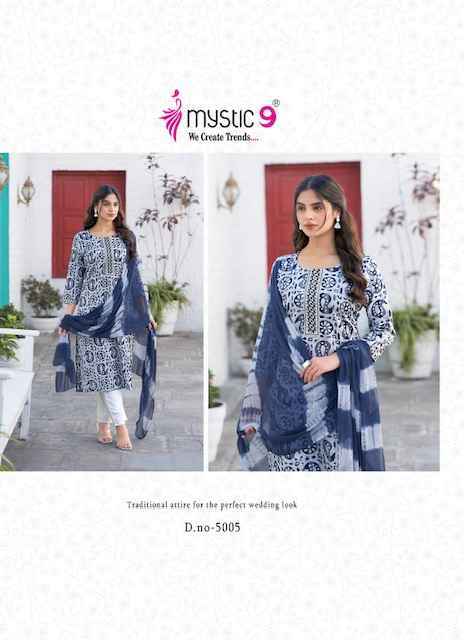 Mystic 9 Nisha Vol 5 Cotton Kurti Wholesale Price ( 8 Pcs Catalog )