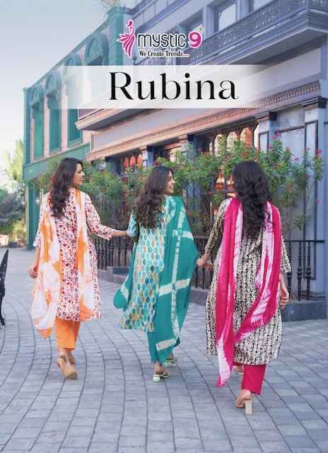 Mystic 9 Rubina Vol 6 Rayon Readymade Kurti Wholesale Price ( 6 Pcs Catalog )