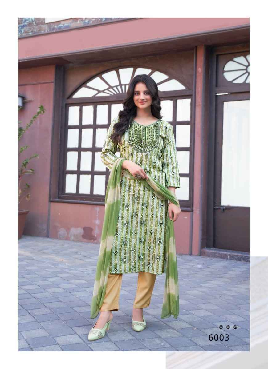 Mystic 9 Rubina Vol 6 Rayon Readymade Kurti Wholesale Price ( 6 Pcs Catalog )